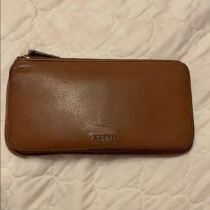Fossil leather wallet
